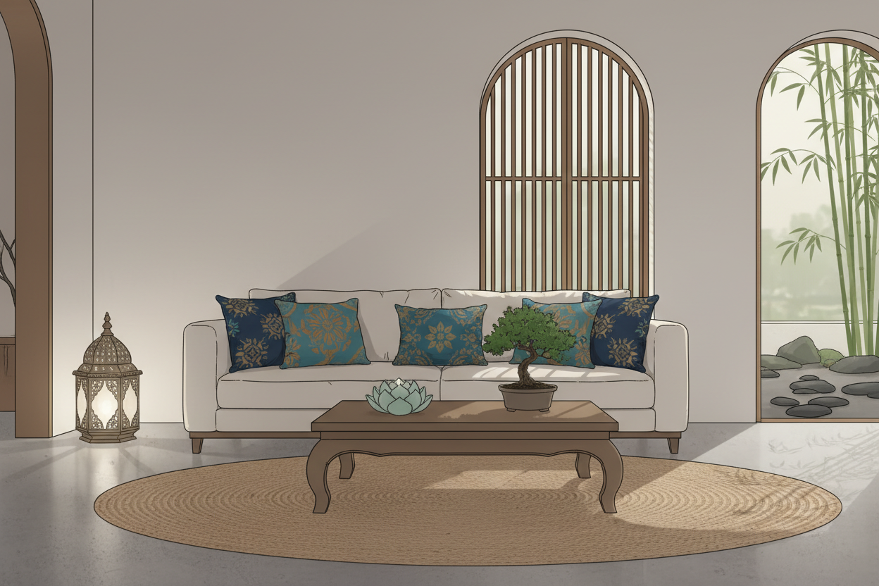 Oosters interieur: creëer een serene en exotische sfeer
